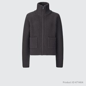 UNIQLO U Lambswool Blend Zip-Up Jacket